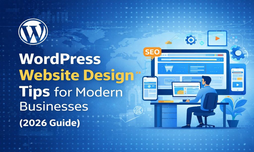 Professional WordPress website design and development blog featured image by Mozammel Design