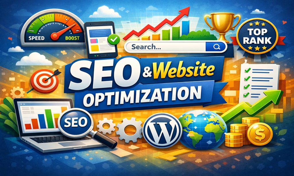 SEO and website optimization tips for WordPress business website design