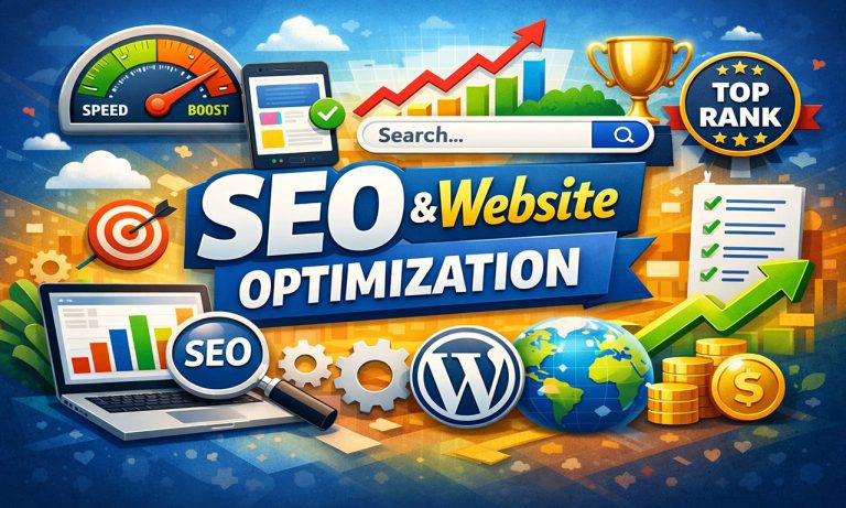 SEO and website optimization tips for WordPress business website design