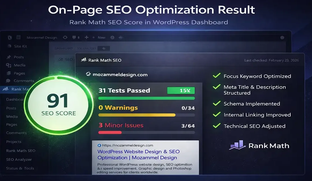 How to Achieve 90+ On-Page SEO Score in WordPress (Complete Optimization Guide)Introduction