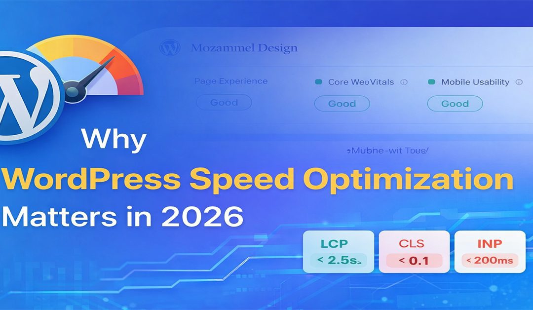 Why WordPress Speed Optimization Matters in 2026